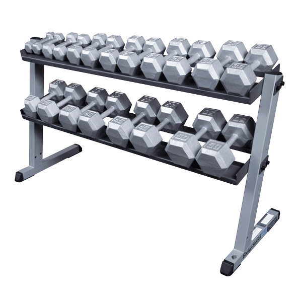 Body Solid - 60" 2-Tier Dumbbell Rack (GDR60B)