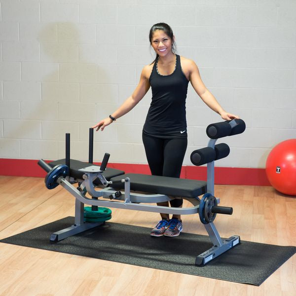 Horizontal Ab Crunch Machine - Body Solid (GAB100B)