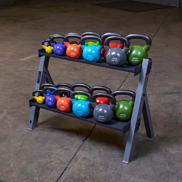 Body Solid - Dual Dumbbell & Kettlebell Rack (GDKR100)