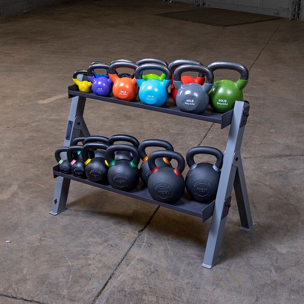 Body Solid - Dual Dumbbell & Kettlebell Rack (GDKR100)