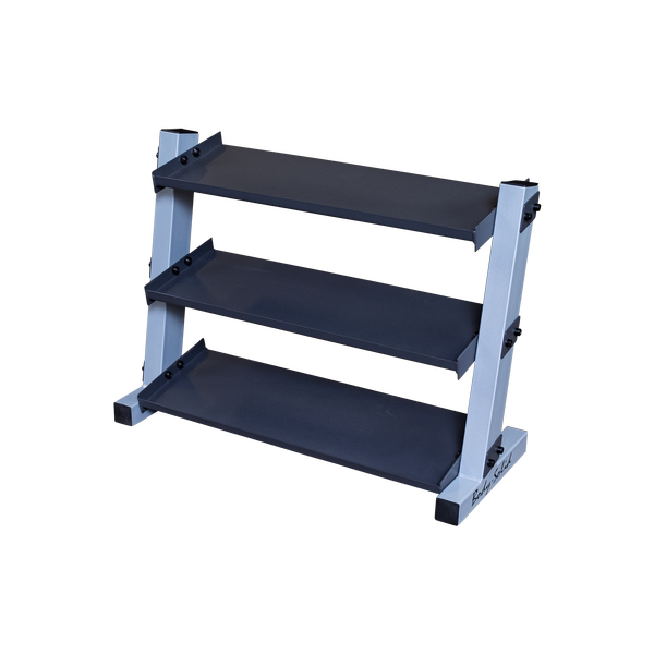 Body Solid - 3-Tier Vinyl/Neoprene Dumbbell Rack (GDR34B)