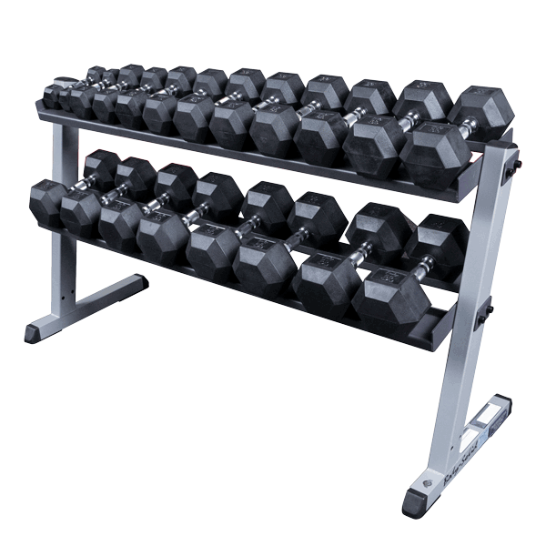 Body Solid - 60" 2-Tier Dumbbell Rack (GDR60B)