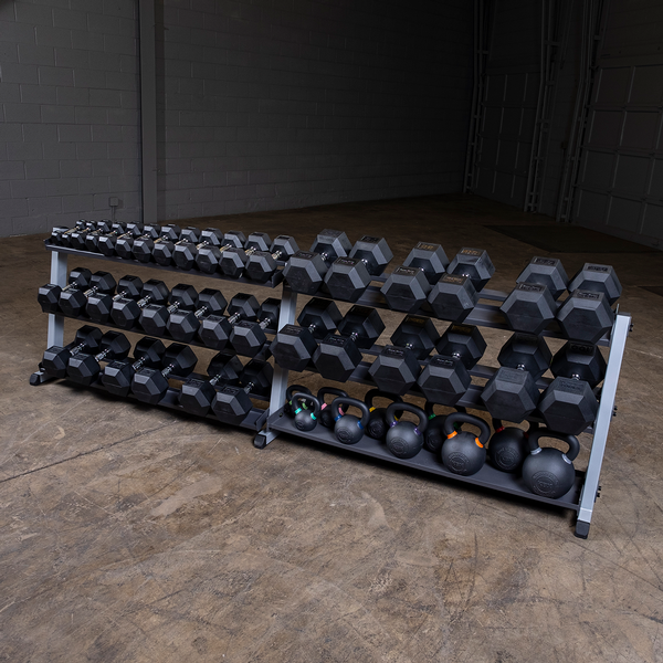 Body Solid - 60" 2-Tier Dumbbell Rack (GDR60B)
