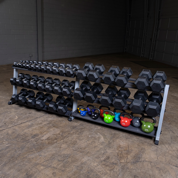 Body Solid - 60" 2-Tier Dumbbell Rack (GDR60B)