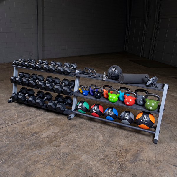 Body Solid - 60" 2-Tier Dumbbell Rack (GDR60B)