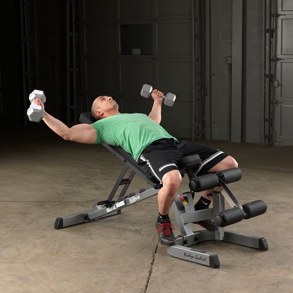 Body Solid - Duty Flat Incline Decline Bench (GFID71)
