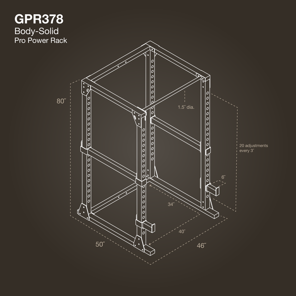 Body Solid - Pro Power Rack (GPR378P4)