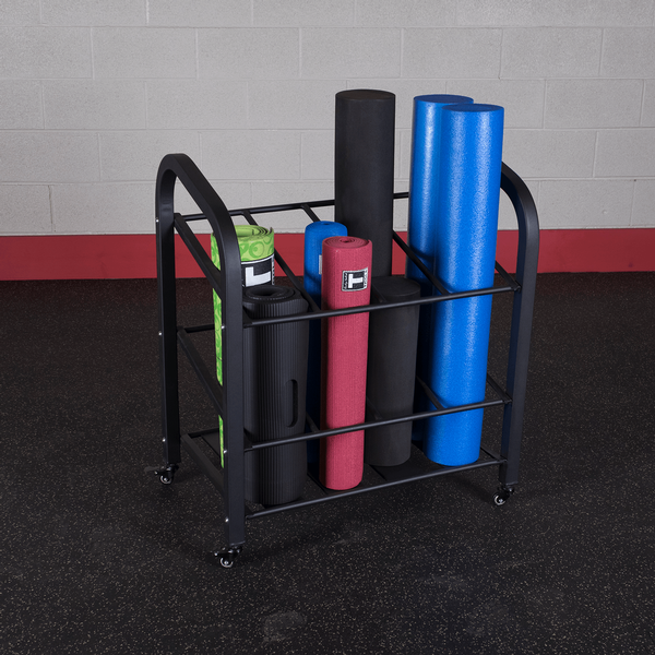 Body Solid - Foam Roller and Yoga Mat Rack (GYR500)