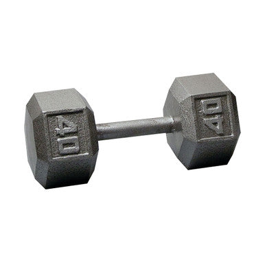 Grey Cast-Iron Hex Dumbbell Set - Body-Solid SDS900