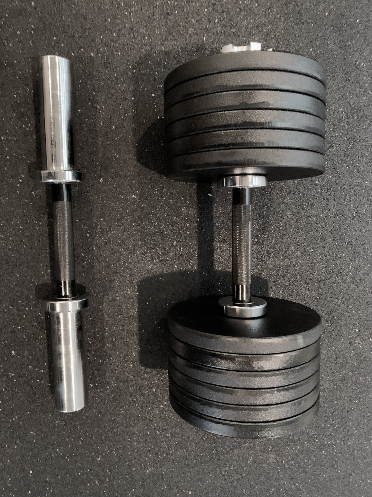 Premium PAIR of 20.5" Loadable Dumbbell