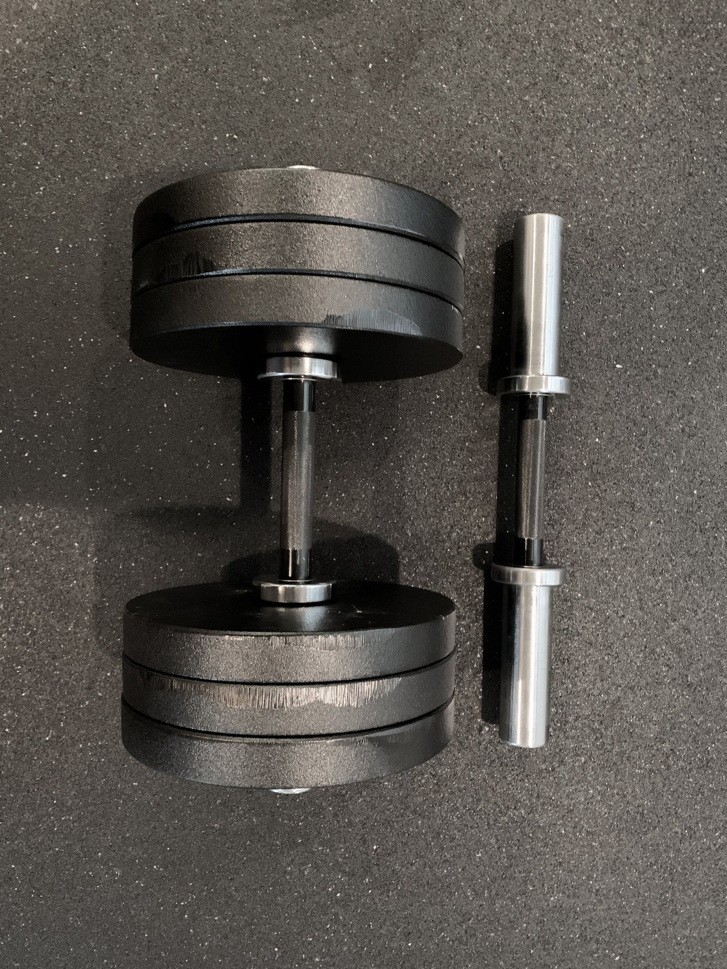 Premium PAIR of 20.5" Loadable Dumbbell