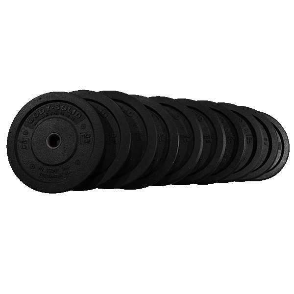 Body-Solid - 260LB. Premium Bumper Plate Set (OBPH260)