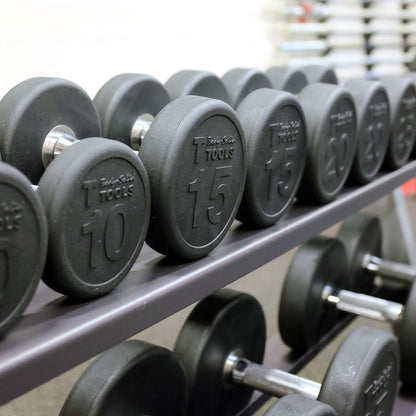Rubber Round-Head Dumbbell Set - Body-Solid SDPS900