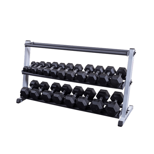 Body Solid - 60" 2-Tier Dumbbell Rack (GDR60B)