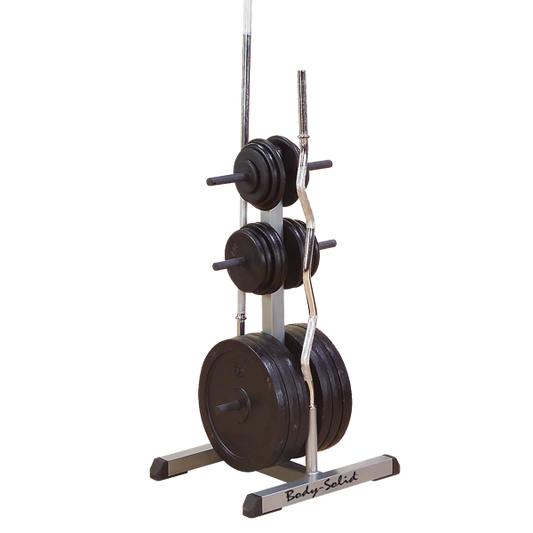 Body Solid -  Standard Plate Tree & Bar Holder (GSWT)