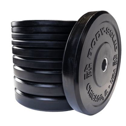 Olympic Bumper Plate Pair, Black - Body-Solid