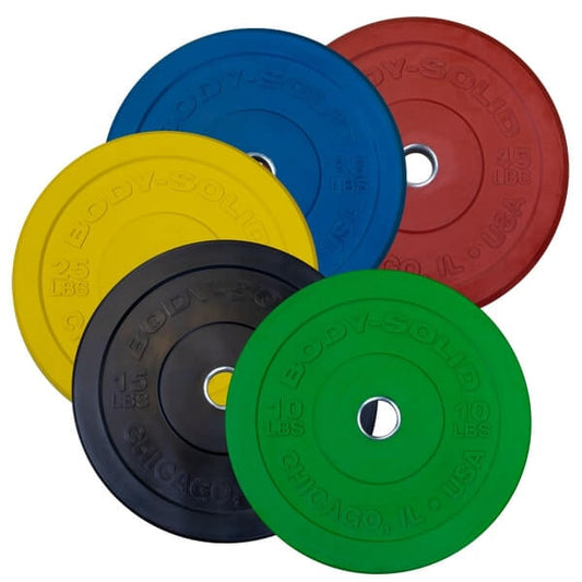 Olympic Bumper Plate Pair, Color - Body-Solid