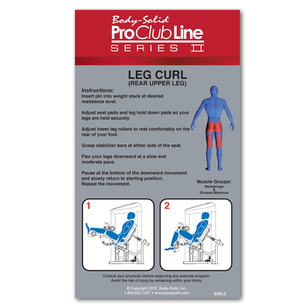 Seated Leg Curl - Pro Clubline (S2SLC)