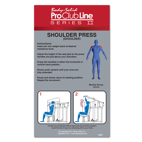 Pro Clubline - Series II Shoulder Press (S2SP)