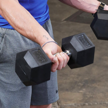 Rubber Hex Dumbbell Set - Body-Solid SDRS900